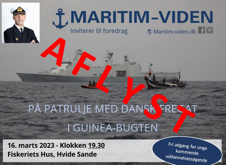 AFLYSNING – På patrulje i Guinea-bugten med dansk fregat